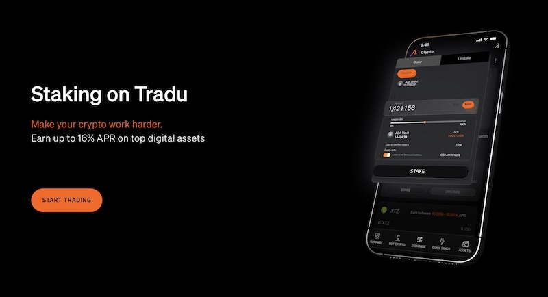 Tradu Launches Limited 2x Staking Rewards Offer on Leading Crypto Assets
