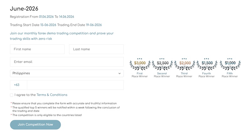 Market Equity June Monthly Forex Demo Trading Competition Offers Zero-Risk Trading and Performance-Based Rewards
