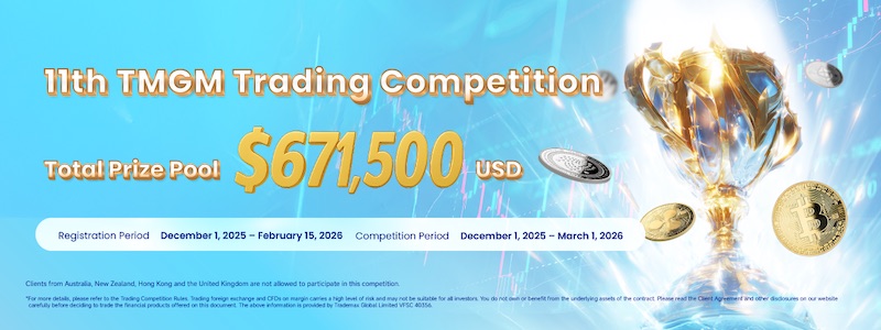 TMGM Launches 11th Global Trading Competition with $671,500 in Prizes