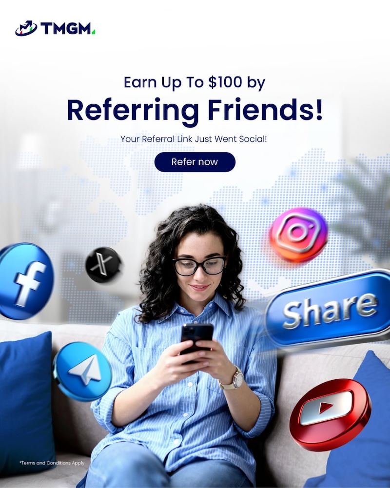 TMGM Unveils “Refer-A-Friend” Program: Earn Up to USD 200 Each When You Trade Together