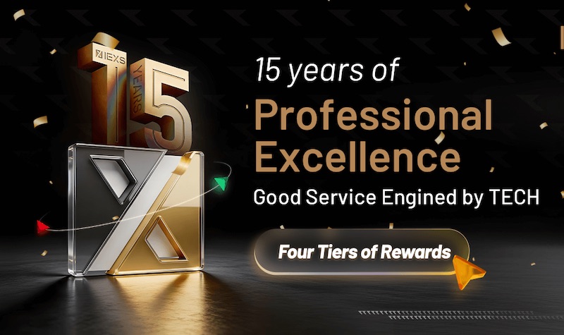 IEXS Celebrates 15th Anniversary with Up to 10x Compound Interest Boost and $60,000 Trading Rewards