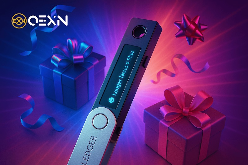 OEXN Launches December Trading Reward: Earn a Free Ledger Nano S Plus Hardware Wallet