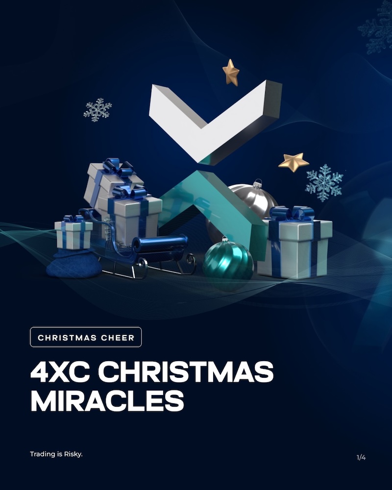4XC Launches Exclusive VIP Christmas Promo: Open Account from $5,000 with Premium Benefits