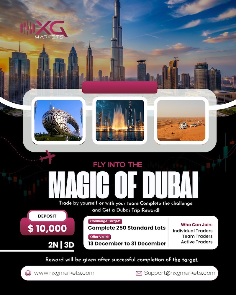 Trade for a Luxury Dubai Getaway with NXG Markets’ MAGIC OF DUBAI Challenge