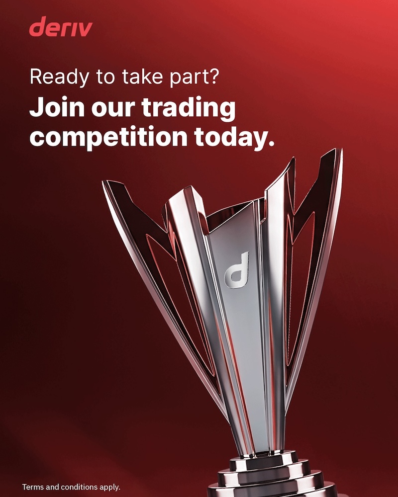 Deriv MT5 Demo Trading Competition From December to January With $2,000 Prize Pool