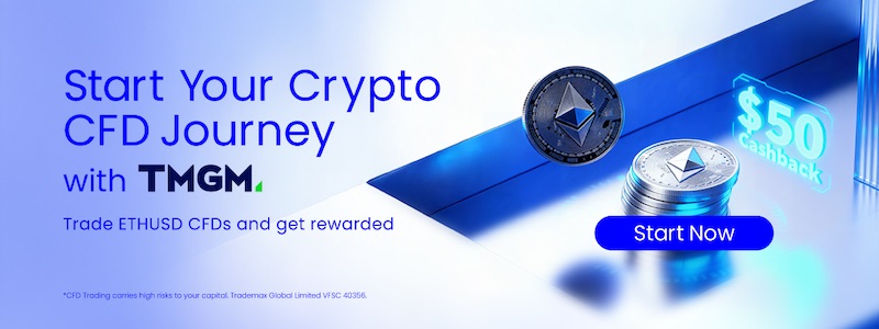 Earn $50 Cashback with TMGM on Your First Crypto CFD Trades