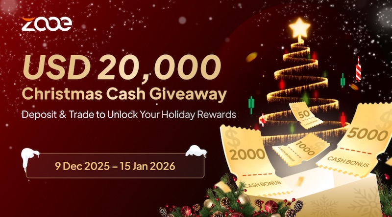 Zooe Launches Christmas Lucky Bonus with $20,000 Cash Prizes