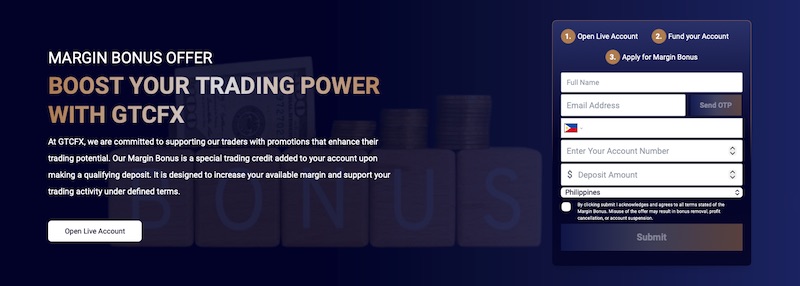 GTC FX - Margin Bonus