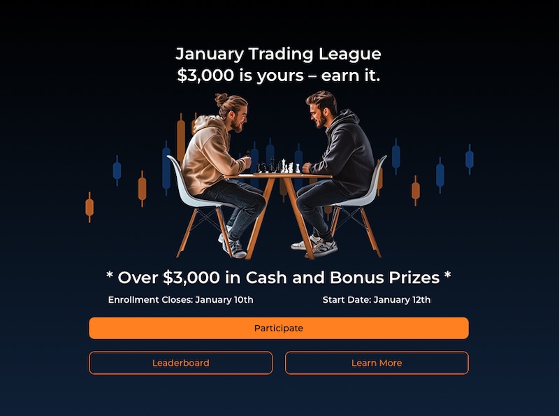January Trading League by ITB: Win Your Share of $3,000 on Demo ECN Accounts