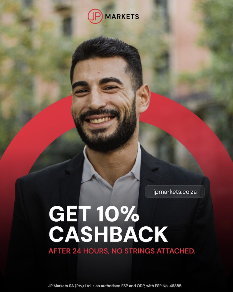 Trade Smarter with JP Markets’ Cashback Account: 10% Daily Rebate on CFD Losses