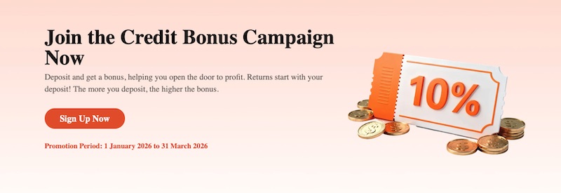 ARFX - 10% Credit Bonus