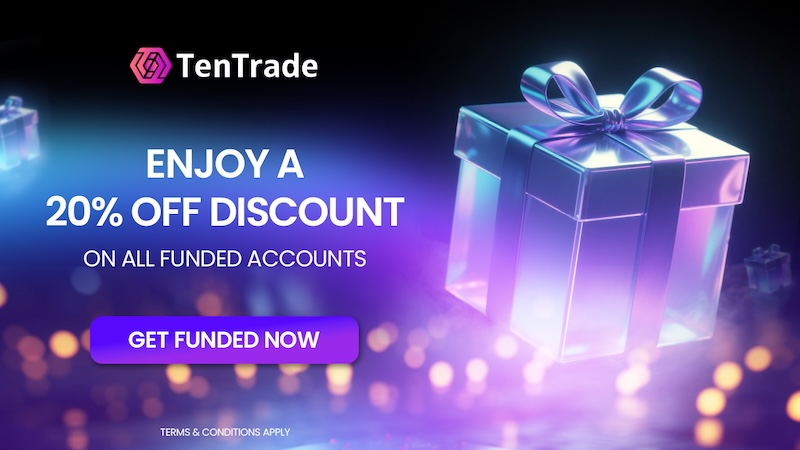 TenTrade Unveils Limited-Time 20% Discount Across All Funded Trading Accounts