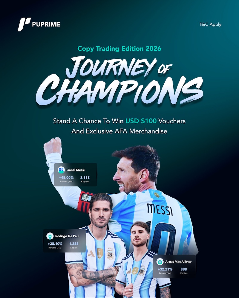 PU Prime Kicks Off Copy Trading Edition 2026 with $100 Vouchers and Exclusive AFA Merchandise