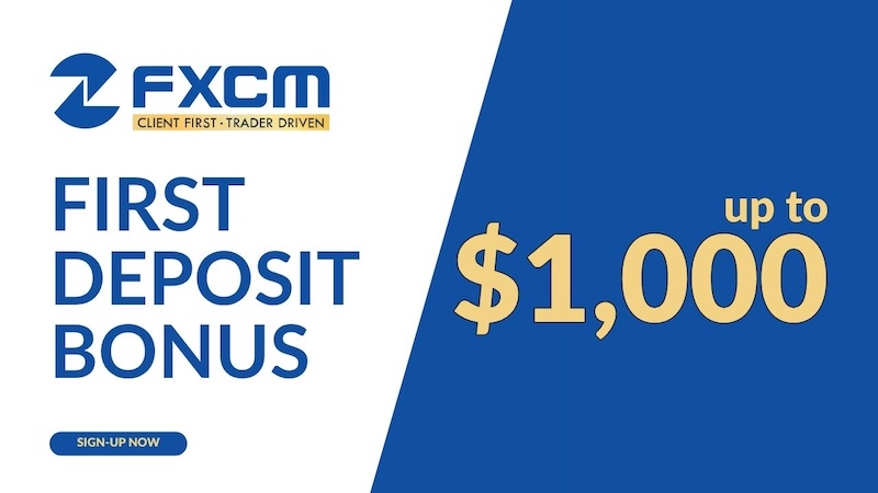 FXCM ─ Welcome Bonus Up to $1,000