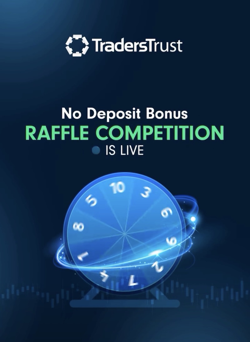 TradersTrust Launches $200 No Deposit Bonus Raffle for 10 Lucky Winners