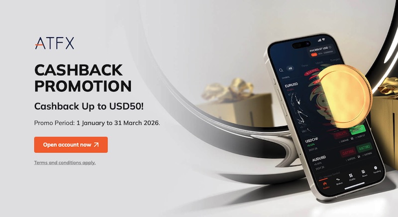 ATFX Launches January–March 2026 Cashback Promotion for New Traders in Thailand, Philippines, and India