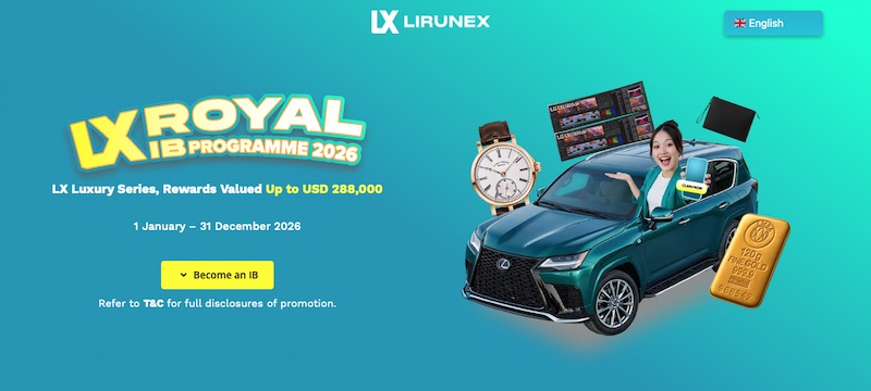Drive Luxury Rewards with Lirunex LX Royal IB Programme – Prizes Up to $288,000