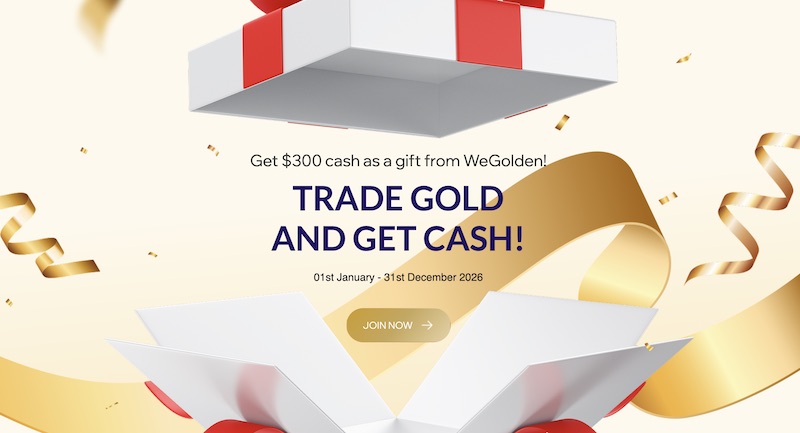 WeGolden - $300 Deposit Bonus