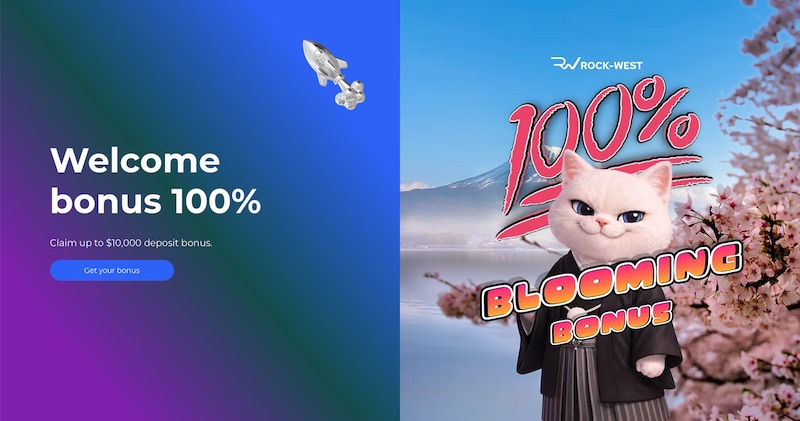 Rock-West ─ 100% Deposit Bonus
