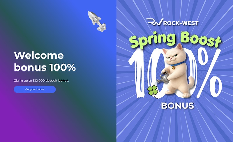 Rock-West ─ 100% Deposit Bonus