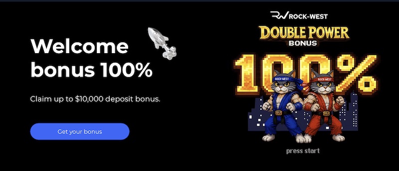 Rock-West ─ 100% Deposit Bonus