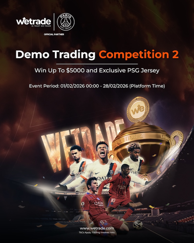 2026 WeTrade Demo Trading Competition: Win $5,000 and an Exclusive PSG Jersey