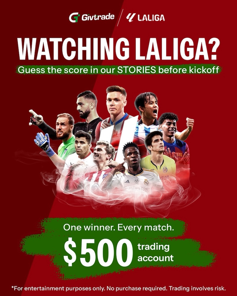 Win a $500 Trading Account by Predicting LaLiga Scores with GivTrade
