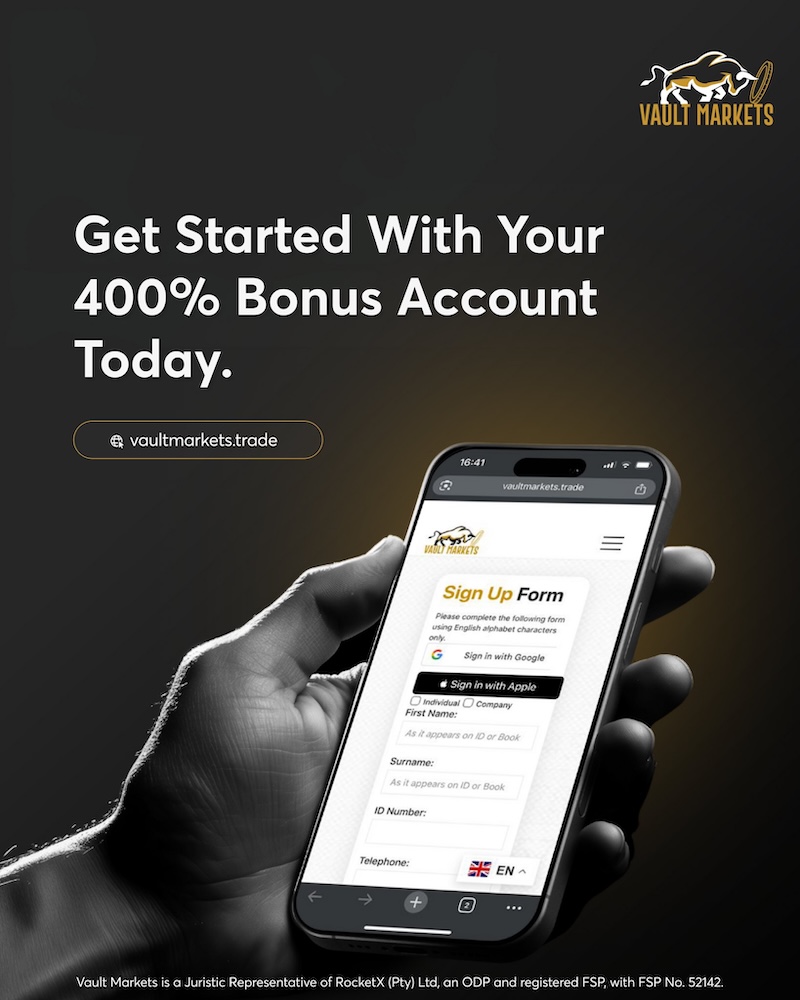 Vault Markets Launches Limited-Time 400% Deposit Bonus on Vault 400 Account