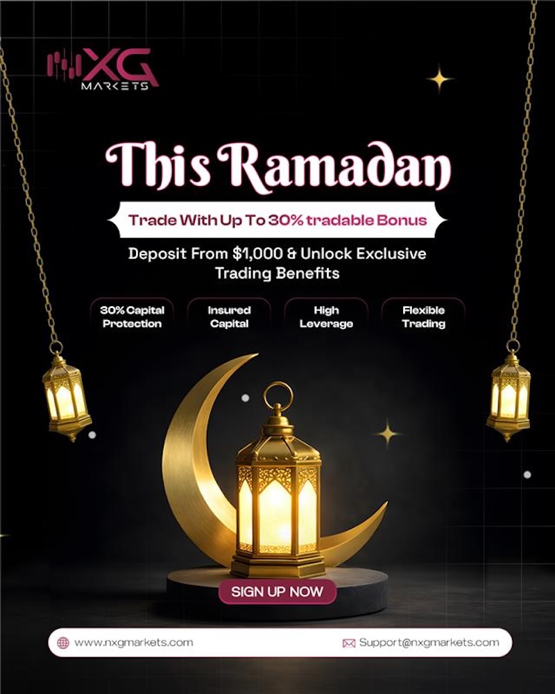 NXG Markets Launches Ramadan 30% Tradable Bonus for MT5 Traders
