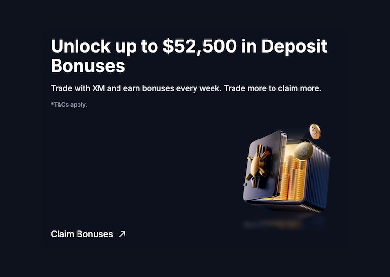 XM - Up to $52,500 Deposit Bonus