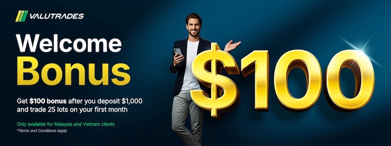Valutrades $100 Welcome Bonus