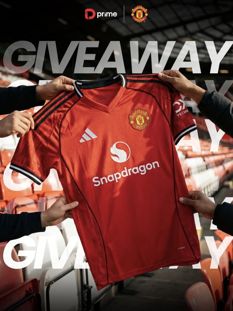 Win a Manchester United Jersey with D Prime Forex Broker’s Exclusive Giveaway
