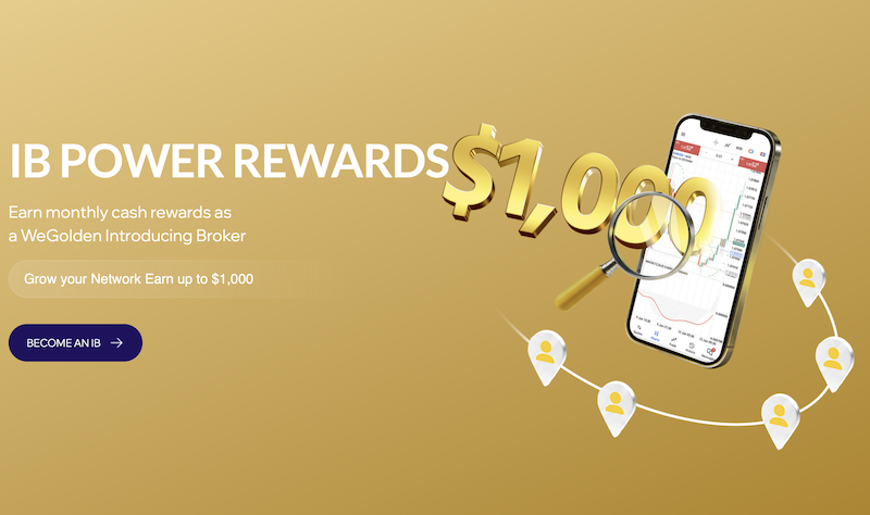 WeGolden Launches IB Power Rewards Program Offering Up to USD 1,000 in Monthly Cash Incentives