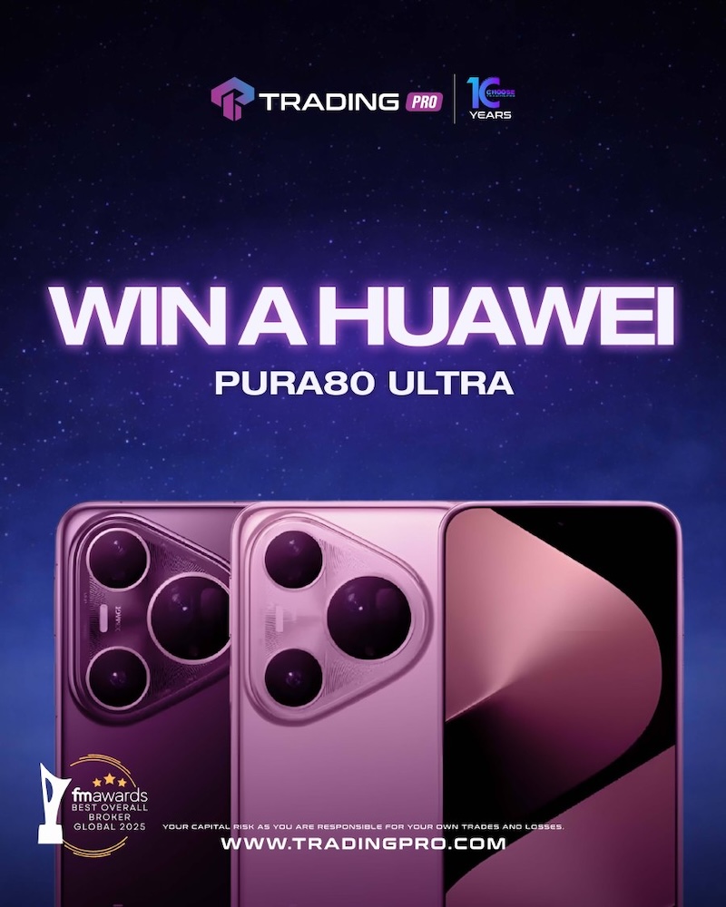 Win a Huawei Pura80 Ultra with Trading Pro’s Limited-Time ScalpX Giveaway