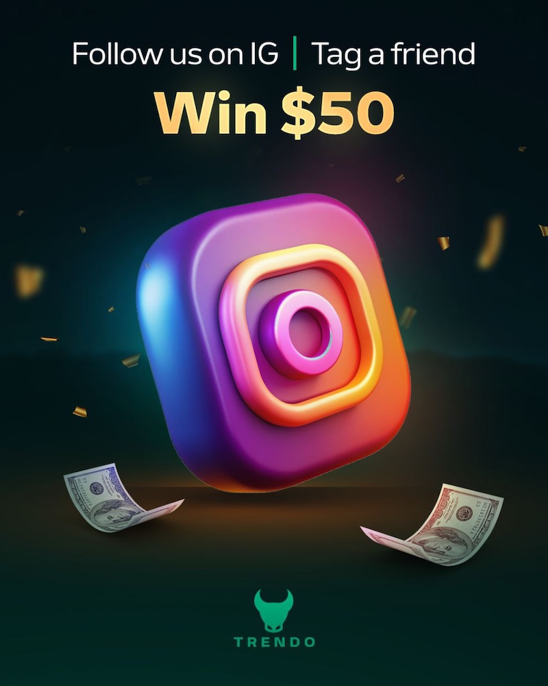 Trendo Launches Instagram Giveaway: Win One of Three $50 Cash Rewards by Following and Tagging