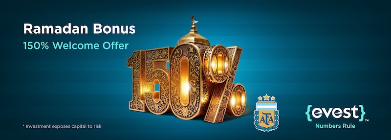 Evest Unveils Ramadan Trading Boost with Diamond Upgrade and Up to 150% Welcome Bonus