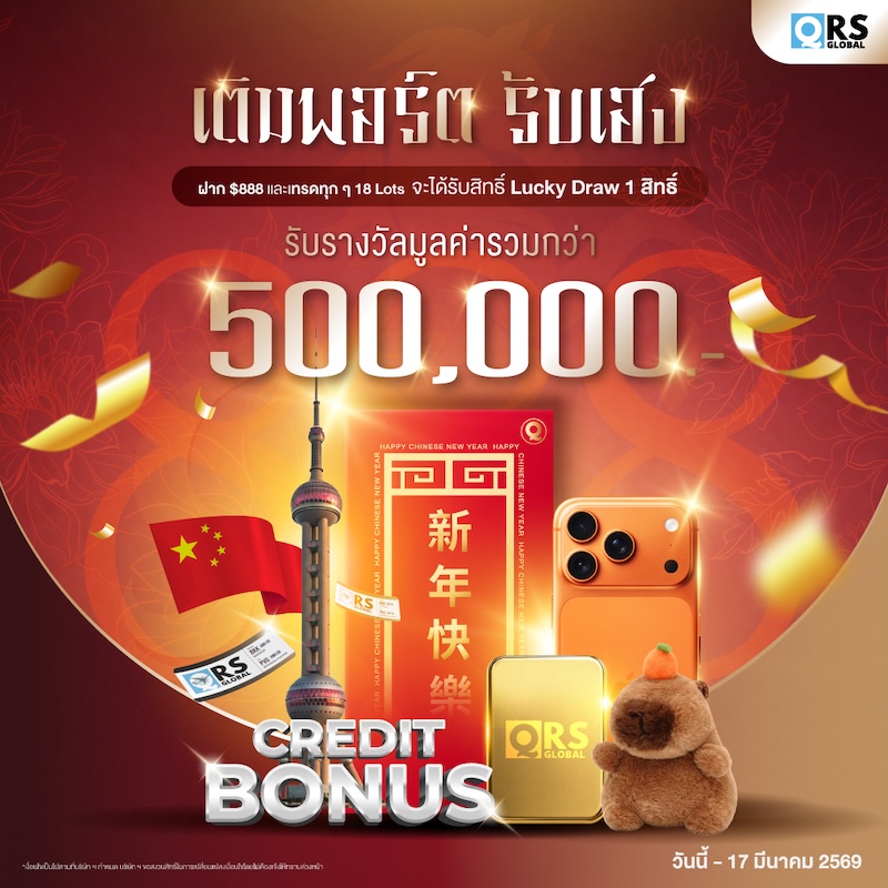 QRS Global Chinese New Year 2026 Promo: Deposit $888, Trade 18 Lots, Earn Lucky Draw Entries