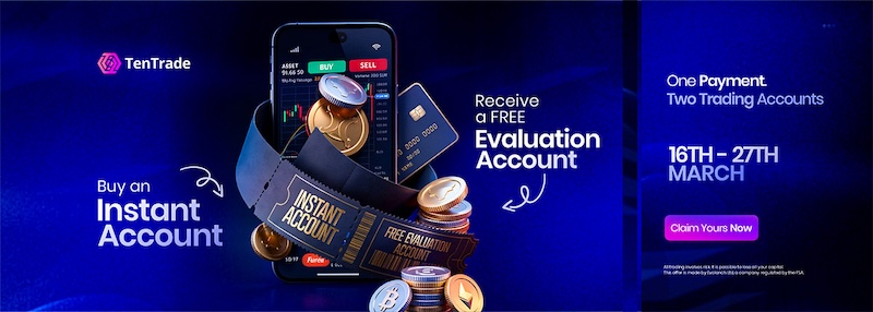 TenTrade Launches Limited-Time BOGOF Deal: Buy an Instant Account and Receive a Free Evaluation Account