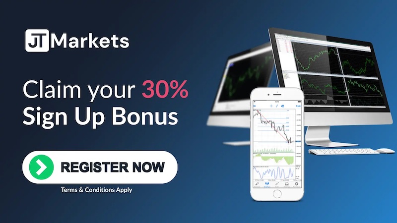 JT Markets - 30% Deposit Bonus
