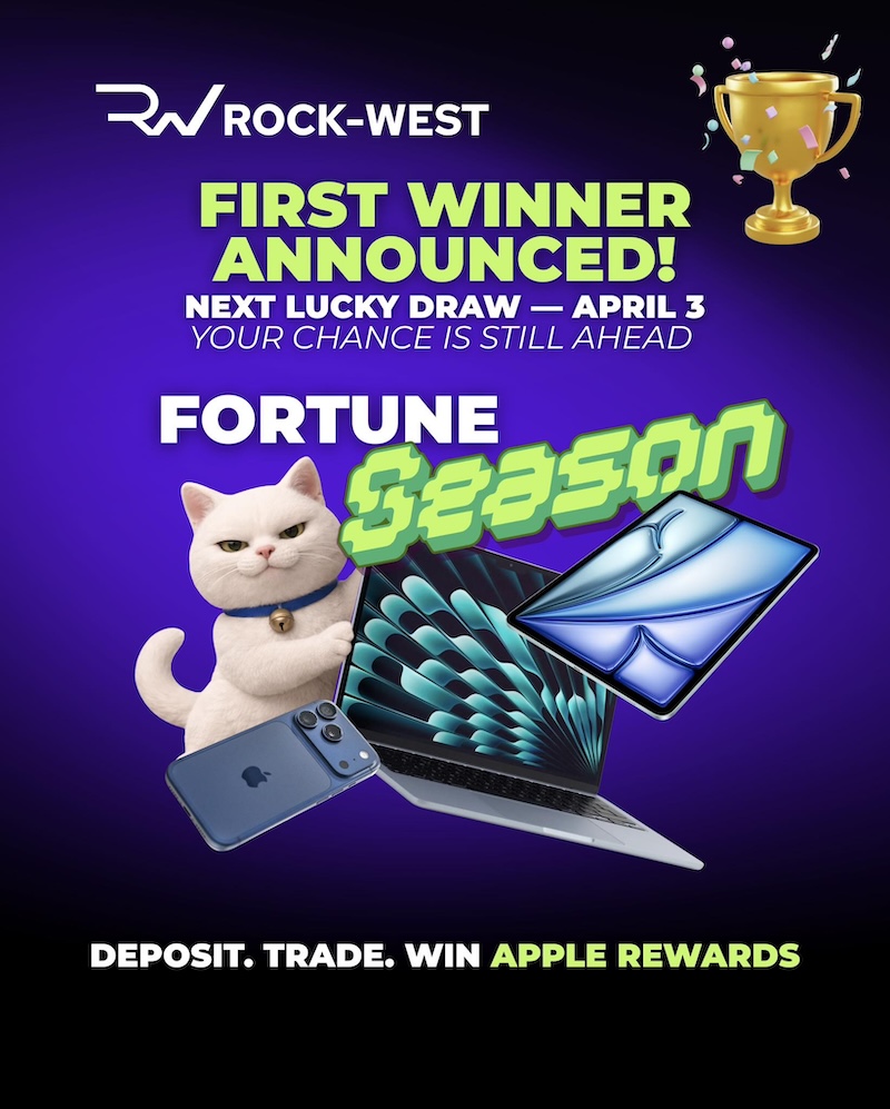 Fortune Season Promotion: Trade with Rock-West and Win Premium Apple Prizes in March 2026