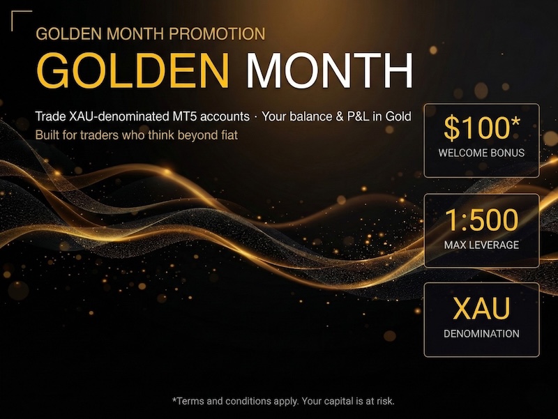 XBTFX ─ Golden Month Bonus