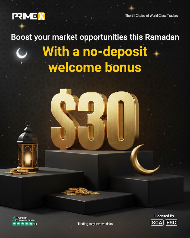 PrimeX CapitalPrimeX Capital Offers $30 No-Deposit Welcome Bonus for Iraqi Traders This RamadanPrimeX Capital