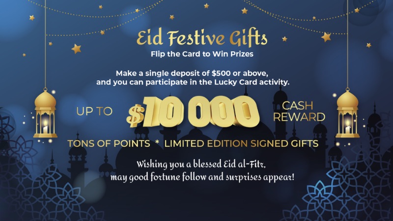 AUS GLOBAL Eid “Lucky Card” Promo Delivers Up to $10,000 and Exclusive Signed Prizes