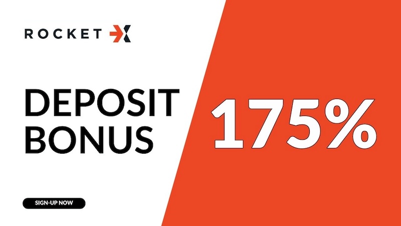 RocketX - 175% Deposit Bonus