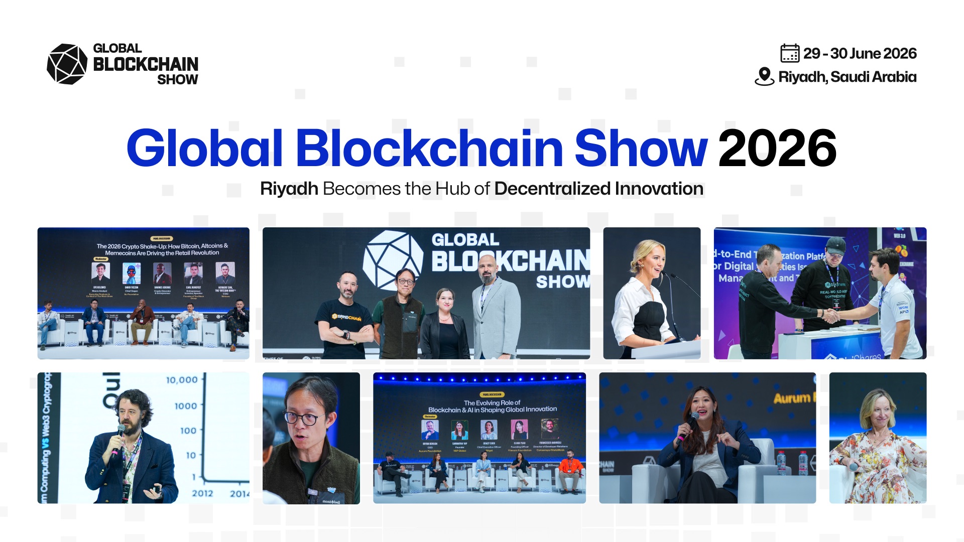 Global Blockchain Show 2026 – Riyadh PR1 March 26