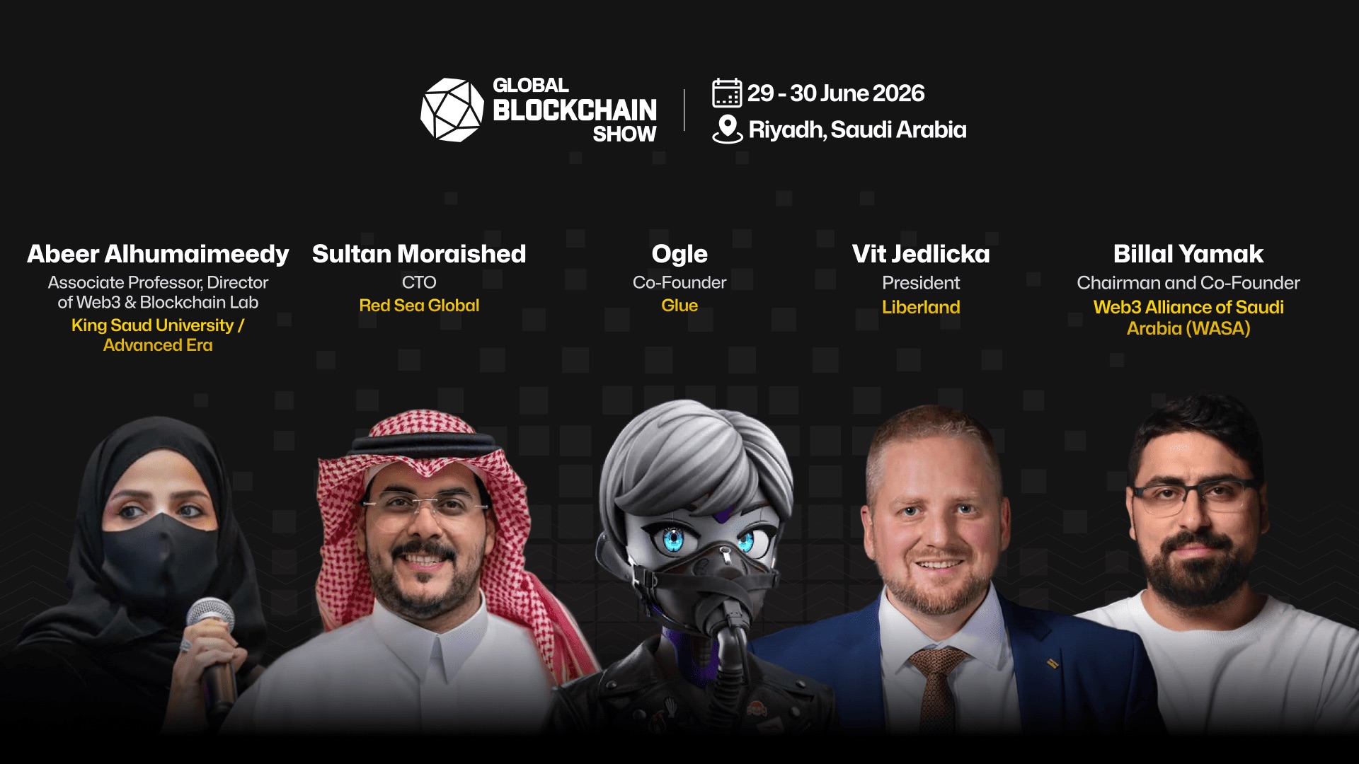 Global Blockchain Show 2026 – Riyadh PR2 March 26