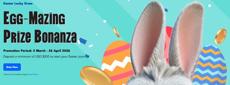 PU Prime Launches Easter Lucky Draw 2026 With Weekly Cash Prizes for Active Traders