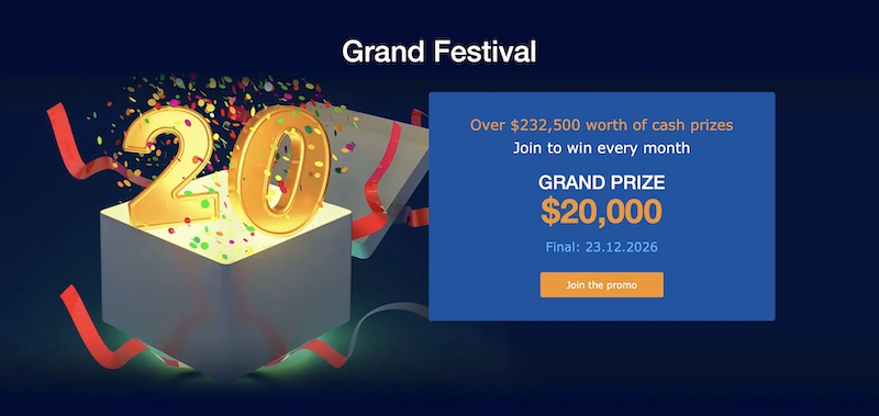 FXCL Grand Festival 2026: Win Your Share of $232,500 in Cash Prizes