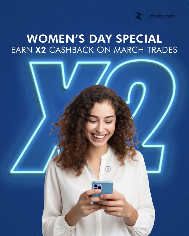 zForex Celebrates Women Traders with Double Cashback Promotion on March Trades