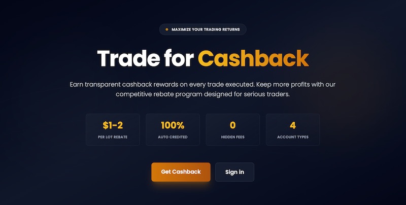 Trading Pro Launches Trade-for-Cashback Program Offering Up to $2 Per Lot in Automatic Rebates for Forex Traders